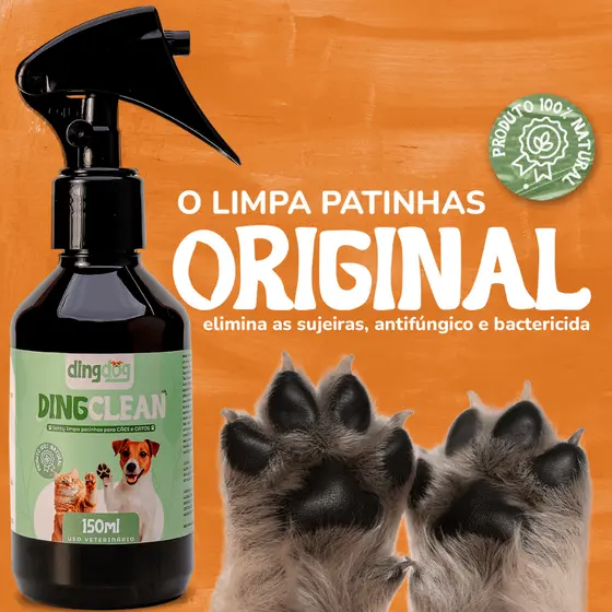 Limpa Patinhas Pet 100% Natural Ding Dog