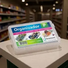 Box Caixa Organizadora tamanho P com 5 repartições