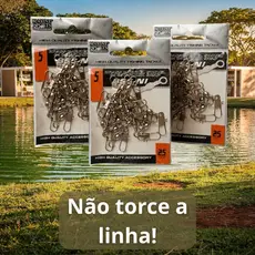 Snap Distorcedor de linha com Girador Marine Sports n°5 com 25unidades