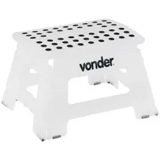 Banqueta dobrável de plástico capacidade 150 kg - Vonder