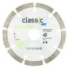 Disco diamantado segmentado 110x20mm para concreto - Norton