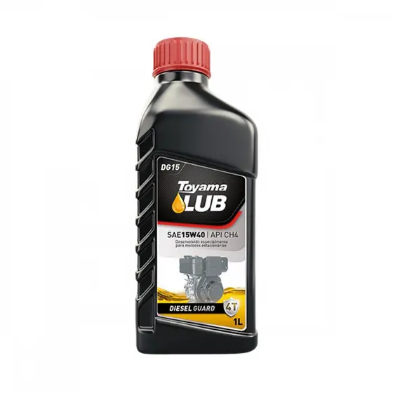 Óleo lubrificante para motores à diesel 4 tempos - DG15 - Toyama