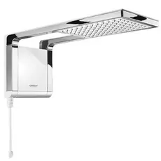 Chuveiro eletrônico 7800 watts 220V branco Cromado - Acqua Storm Ultra - Lorenzetti (220V 7800W)