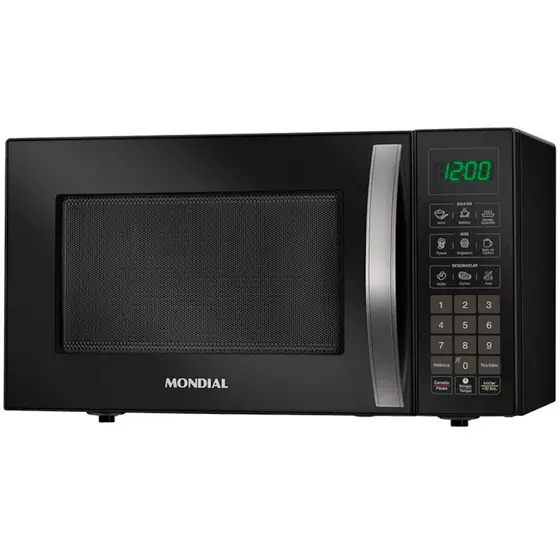 Micro-ondas 34 litros 1400W 10 níveis de potência - MO-02-34-B Mondial