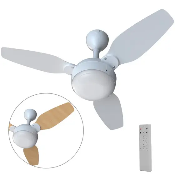 Ventilador de teto 3 pás Inverter dupla face com controle remoto - Legacy Ventisol