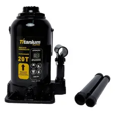 Macaco hidráulico tipo garrafa 20 toneladas - 7796 - Titanium