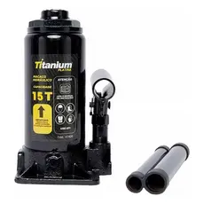 Macaco hidráulico tipo garrafa 15 toneladas - 7795 -Titanium