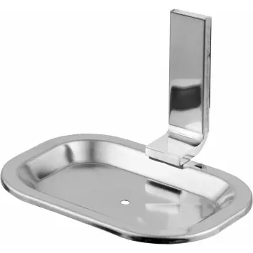 SABONETEIRA DE FIXO DE PAREDE EM INOX LUXO CROMADO ENVIO RAPIDO