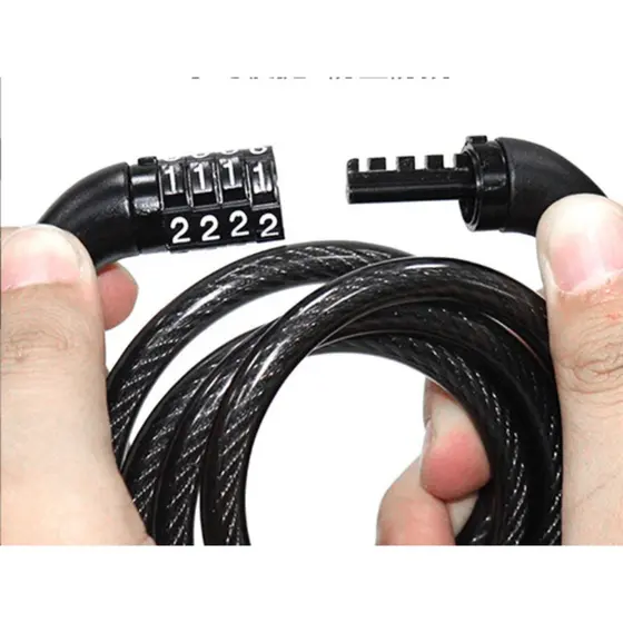 Cadeado para Corrente de Bicicleta e moto Reforçado com Segredo- 80cm