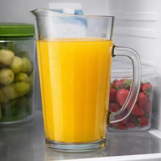 Jarra De Suco 1200 Litros De Vidro Resistente Para Servir Suco Agua Iogurte Cafe Da Manha Brunch