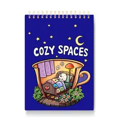 Livro de colorir Cozy Spaces - Desenhos para colorir