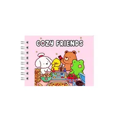 Livro de colorir Cozy Friends - Desenhos para colorir