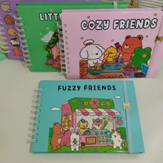 Livro de colorir Fuzzy Friends - Desenhos para colorir