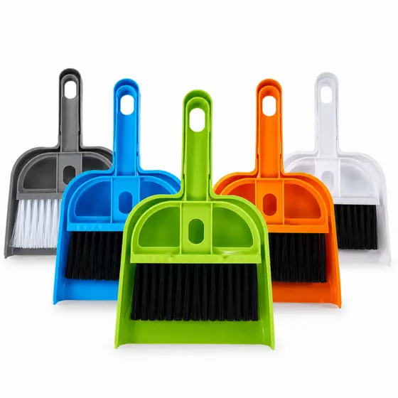 kit Escova Com Pá Para Mesa de Escritório e Pia Funcional