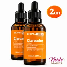Kit 2 Sérum Clareador 30ml Dermachem Previne Sinais de Envelhecimento Precoce  -Original