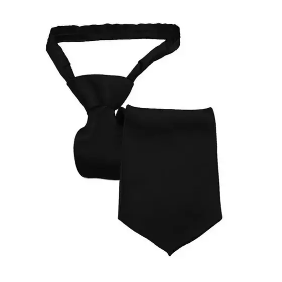 Gravata Adulto Slim Fit Com Nó Pronto Em Várias Cores