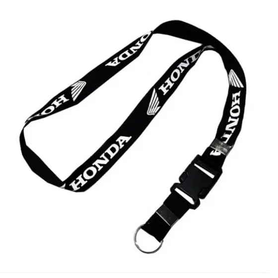 Chaveiro Honda Moto Cordão Tirante Pescoço Crachá Fecho Engate Rápido Motoboy - Envio Imediato