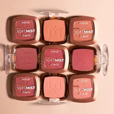 Blush Facial Em Pó Compacto Soft Mist Dia a Dia Mahav