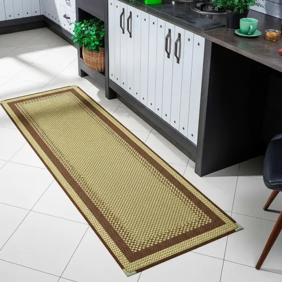 Tapete passadeira sem pelos facil de limpar sisal antiderrapante