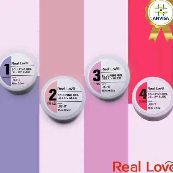 Gel Unha Light UV&Led Real Love Alongamentos-15ml