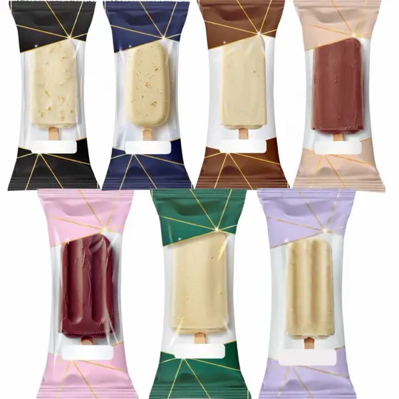 Embalagem Higiênica Geladinho Picole 7x19cm Sacolé Dindin Chup-chup Linha Classica