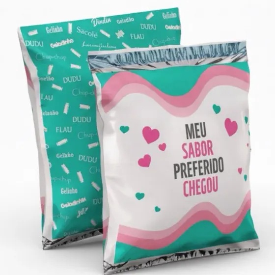 Embalagem Termica Delivery Geladinho Sacole 22x22cm Escolha o Modelo