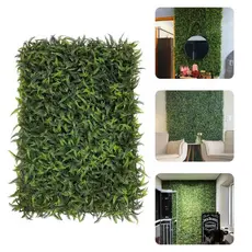 Placa De Samambaia Cheia 40x60 Artificial Muro Inglês Jardim Vertical Folhas Folhagem Parede Verde Plantas Artificiais