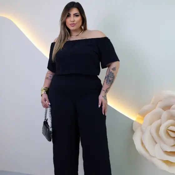 Blusa ciganinha verão Plus Size