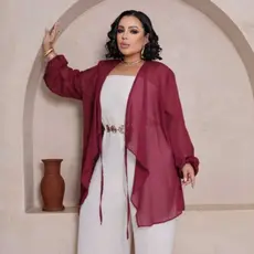 Kimono Feminino Plus Size Longo Boho Chic Elegante Versátil Leve