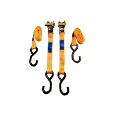 2 Conjuntos Catraca e Cinta 25mm x 3mts - 800Kg Laranja - MAVE
