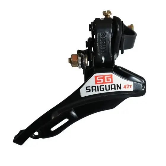 Cambio Dianteiro Saiguan Puxa para Cima 3v 31.8mm Bike Bicicleta Mtb