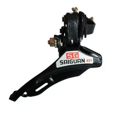 Cambio Dianteiro Saiguan Puxa para Cima 3v 31.8mm Bike Bicicleta Mtb