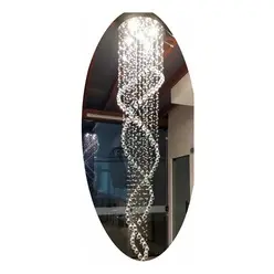 Lustre De Cristal Dna Para Pé Direito Duplo