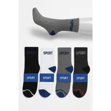 Kit 3 a 24 Pares Meia de Cano Alto com Algodão sport “Respirável, Macia e Durável”.