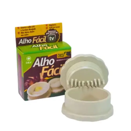 Triturador de alho manual super prático picador amassador moedor tempero