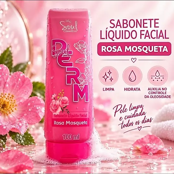 Sabonete Líquido Facial Rosa Mosqueta Original