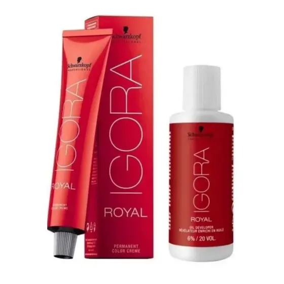 KIT Coloração IGORA ROYAL 8.77 Schwarzkopf + Ox