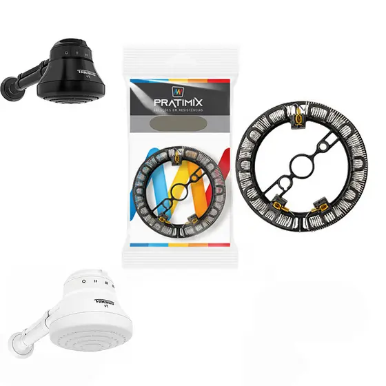 RESISTÊNCIA PARA CHUVEIRO FAMINHO 4T 127v 220V 5500w 6800w Pratimix