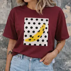 T-shirt Camiseta Fam Rio Blusa Feminina Banana Copacabana Inspiração Estilosa Entrega Imediata