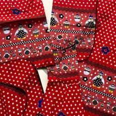 Jogo De Cozinha Kit Com 10 peças Estampada Kit Completo - Miranda