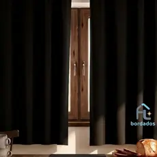 Cortina De Cozinha Para Janela Casa e Decoração 200cm X 130cm - Vitro Encanto