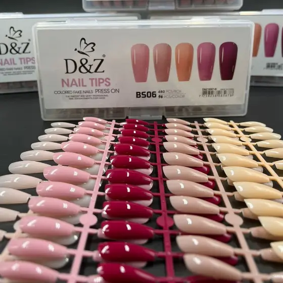 Unhas Postiças Realista Bailarina D&Z Nail Tips 1 unidade