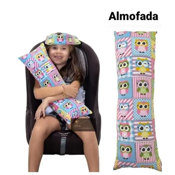Almofada Protetora De Cinto De Segurança Para Carro Infantil