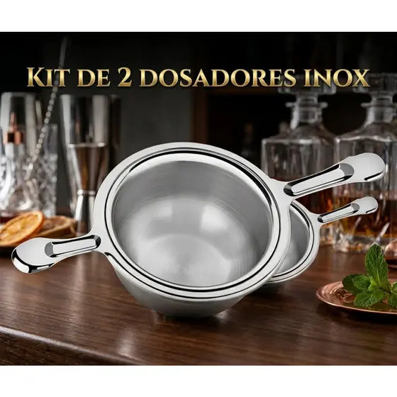 2 Dosadores Bebidas Bar Drinks 50 ML Kit