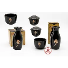 KIT Cerâmica Oriental Japonês  10 peças