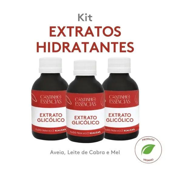 Kit Extratos Glicólicos Hidratantes