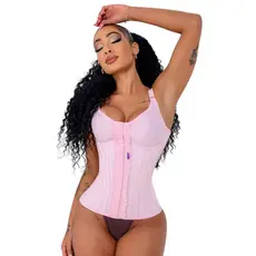 Cinta Modeladora Corset Luxury Busto Pré Moldado Alta Costura Redutora de Medidas