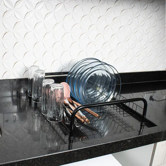 Escorredor De Louças Cama Seca 13 pratos Porta Copos Cozinha