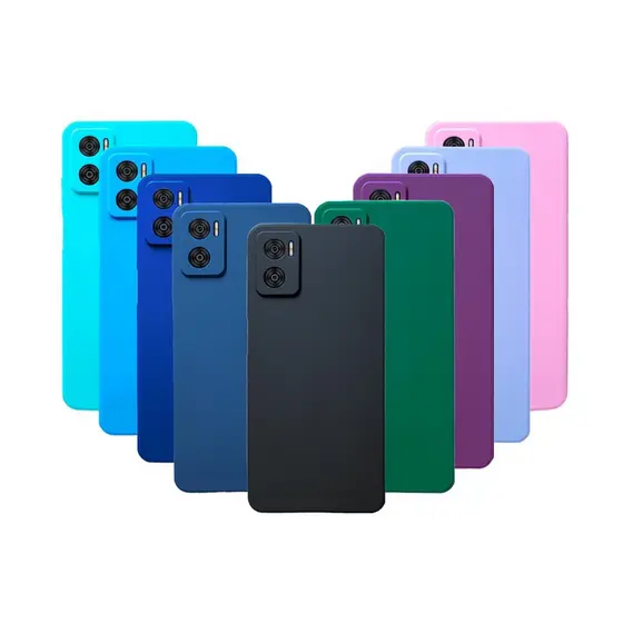 Capa Capinha Motorola G05 / E15 Aveludada Silicone Case