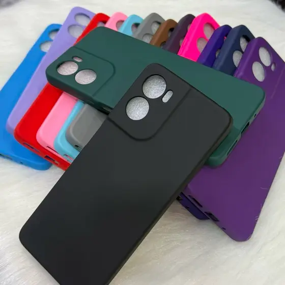 Capa Capinha Silicone Case Aveludado Para Motorola G06